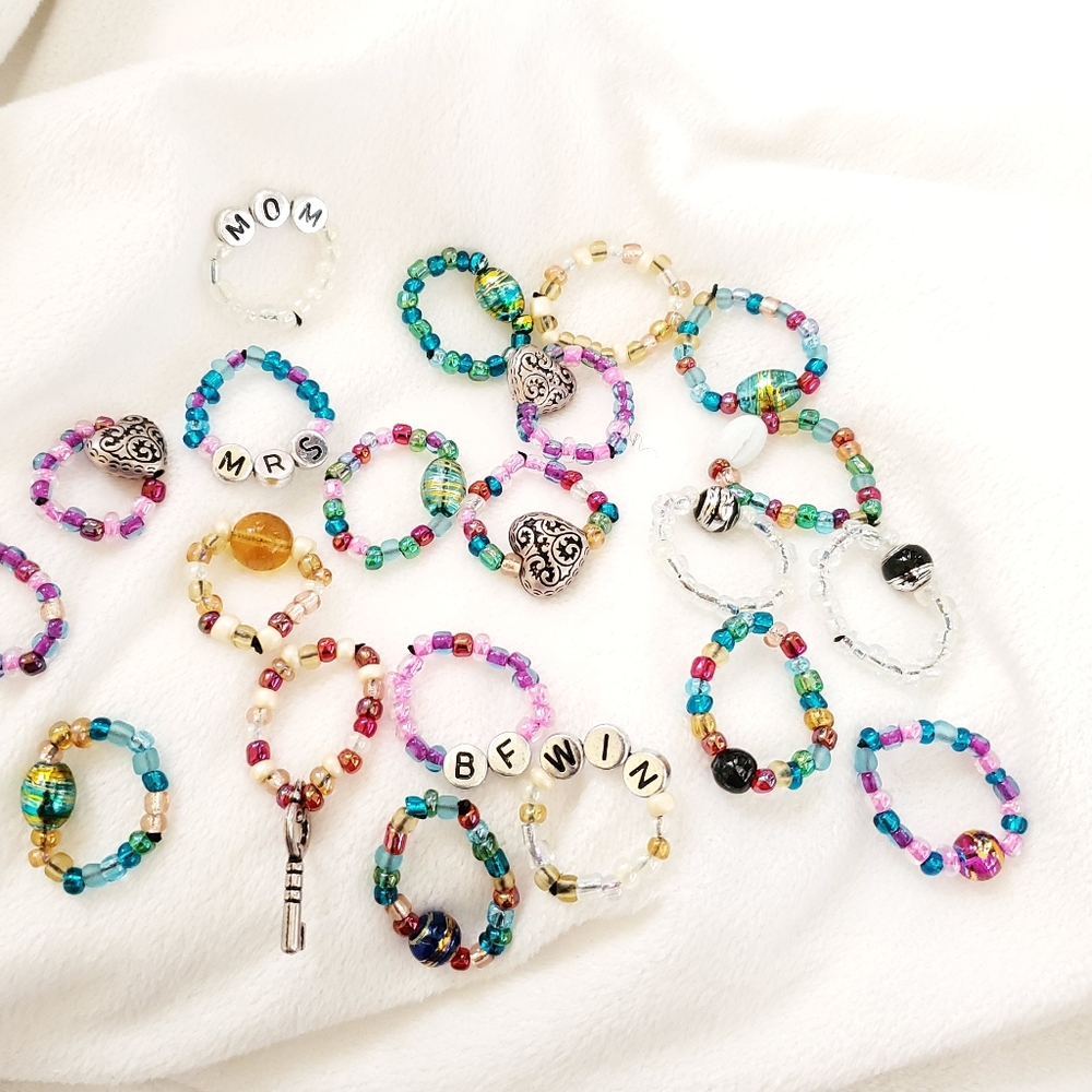 Boho Flexi Bead Rings - Picture 7 of 8